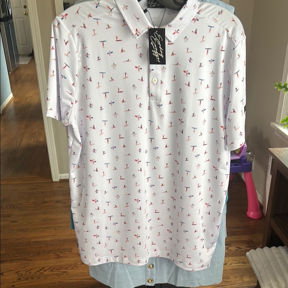 Sunday Swagger “hula” Polo Shirt